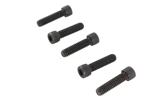 HARLEY 1/4 inch-20 X 1 inch Allen Socket Cap Screw Black Fits 0- All, models