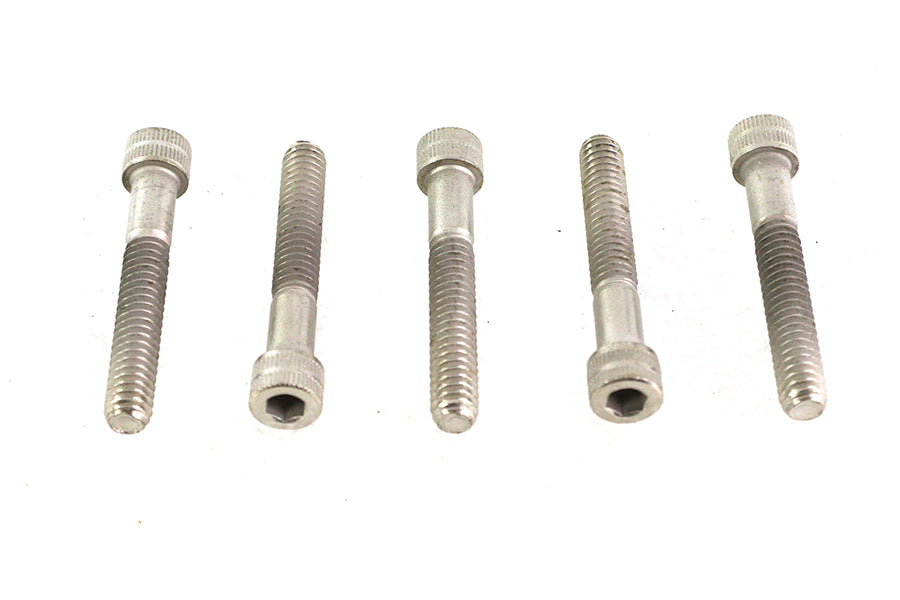 HARLEY 1/4 inch-20 x 1-5/8 inch Allen Socket Cap Screw Stainless St Fits 0- All, models