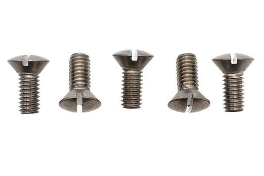 HARLEY Oval Slotted Screw 5/16 inch-18 x 3/4 inch Stainless Steel Fits 0- All, models