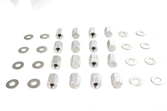 HARLEY Cadmium Head Nut Set Fits 1942-1950 W,