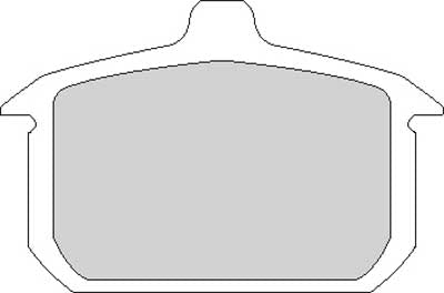 Custom Chrome HARLEY M/F ORGANIC PAD REAR OEM GIRLING 82-E87 (EXCPT TOURING)