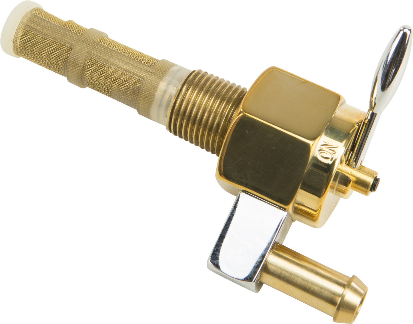 HARLEY HARDDRIVE BRASS PETCOCK HEX 3/8 IN DOWNWARD POSITION 22692