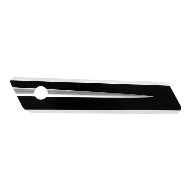 Custom Chrome HARLEY GLOSS BLACK SADDLEBAG LATCH COVERS FITS '14-'20 TOURING