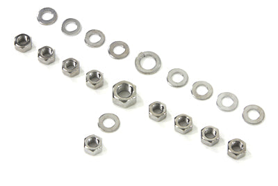 HARLEY Chrome Transmission Side Cover Kit Fits 1936-1940 EL, 1937-1948 UL, 1941-1984 FL, 1971-
