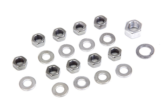 HARLEY Chrome Transmission Side Cover Kit Fits 1936-1940 EL, 1937-1948 UL, 1941-1984 FL, 1971-