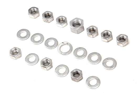 HARLEY Cadmium Transmission Side Cover Kit Fits 1936-1940 EL, 1941-1984 FL, 1971-1984 FX,