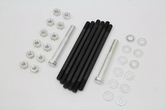 HARLEY Cadmium Stock Engine Case Bolt Kit Fits 1965-1969 FL,