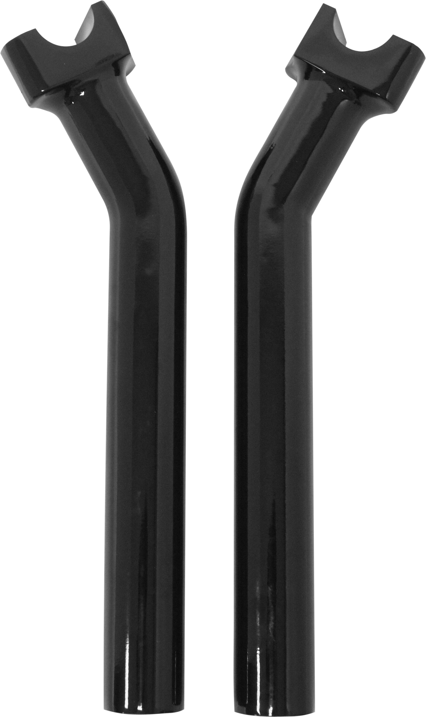HARLEY HARDDRIVE H-BAR RISERS 9.5" PULLBACK BLACK 04-528BK