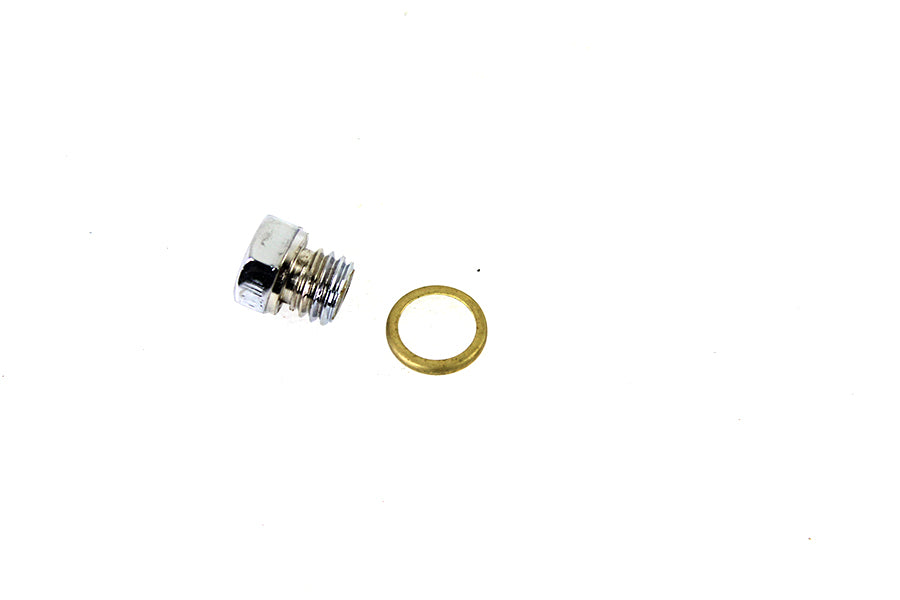 HARLEY Magnetic Drain Plug with Brass Gasket fits 1941-1985 FL, 1941-1985 FL,