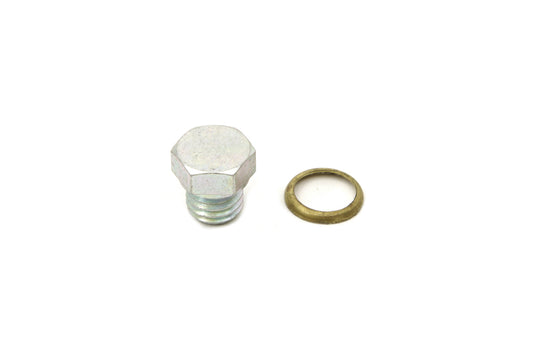 HARLEY Transmission Engine Drain Plug 1/2 inch X 13 Thread Cadmium Fits 1941-1984 FL, Transmission 1