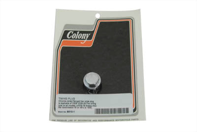 HARLEY Chrome Timing and Oil Tank Plug fits 1965-1984 FL, 1971-1984 FX, 1984-1989 FXST, 1957-UP XL,