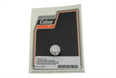 HARLEY Cadmium Timing and Oil Tank Plug fits 1965-1984 FL, 1971-1984 FX, 1984-1989 FXST, 1957-UP XL,