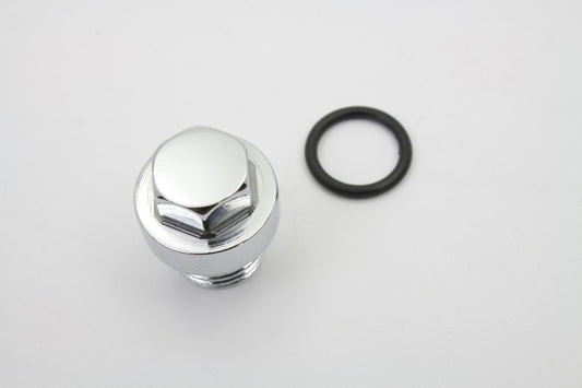 HARLEY Tappet Oil Screen Plug Chrome Fits 1981-1984 FL, 1981-1984 FX, 1981-1998 FLT, 1981-1998