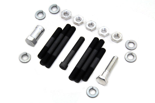 HARLEY Oil Pump Mount Hex Kit Cadmium Fits 1936-1940 EL, 1941-1967 FL,