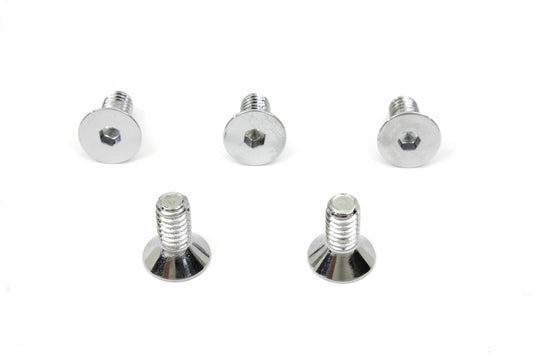 HARLEY Chrome Allen Type Front Disc Screw Fits 1974-1977 FX, 1974-1977 XL,