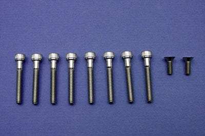 HARLEY Handlebar Switch Housing Allen Screws Chrome fits 1973-1981 FL, 1973-1981 FX, 1973-1981 XL,