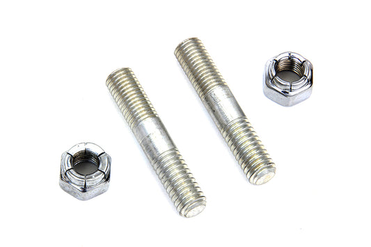 HARLEY Fork Slider Bottom Stud and Nut Fits 1949-1976 FL,