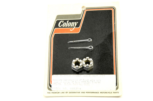 HARLEY Front Axle Nut Kit Cadmium Fits 1929-1936 WL,