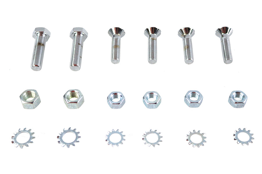 HARLEY Rear Fender Strut Bolt Kit fits 1952-1956 K, 1957-1958 XLCH,