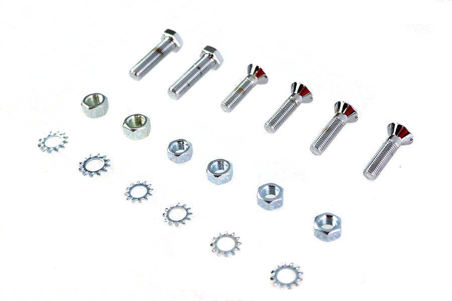 HARLEY Rear Fender Strut Bolt Kit fits 1952-1956 K, 1957-1958 XLCH,