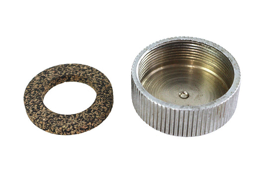 HARLEY Fuel Filter Strainer Cap Chrome Fits 1933-1934 VL, 1932-1952 WL, 1937-1948 UL, 1936-194