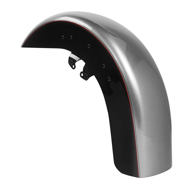 Custom Chrome HARLEY BILLET SILVER/VIVID BLACK / FRONT FENDER FOR TOURING 14-UP