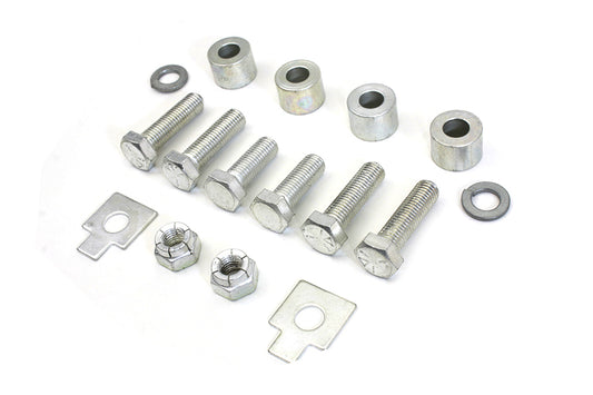 HARLEY Cadmium Oil Tank Bracket Mount Kit Fits 1958-1964 FL,