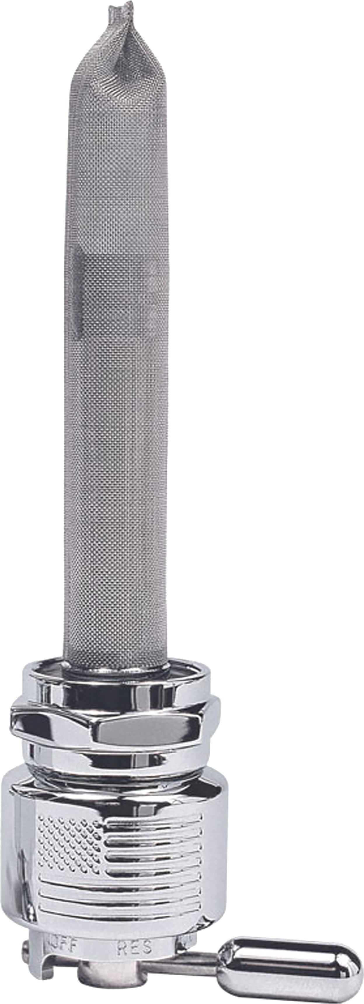 HARLEY PINGEL ENT POWER-FLO PETCOCK CHROME WITH RES AMERICAN FLAG 6311-CRL