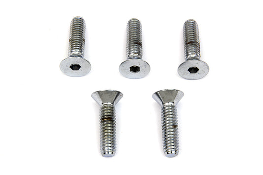 HARLEY Front Disc Brake Screw Kit Chrome Fits 1974-1977 XL, 1974-1977 FX,