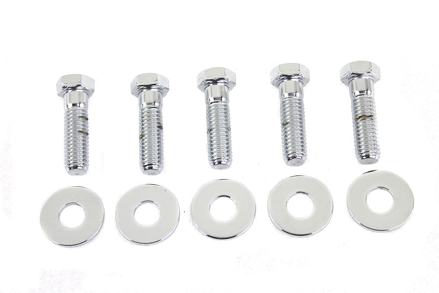 HARLEY Rear Sprocket Bolt and Washer Kit Hex Type fits 1973-1984 FX, cast wheel 1973-1984 FL, cast wheel 1979-1990 XL, cast wheel 1984-1998 FXST, cas