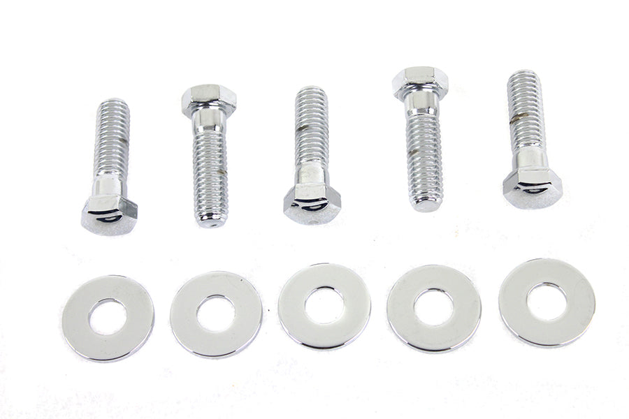 HARLEY Rear Sprocket Bolt and Washer Kit Hex Type fits 1973-1984 FX, cast wheel 1973-1984 FL, cast wheel 1979-1990 XL, cast wheel 1984-1998 FXST, cas