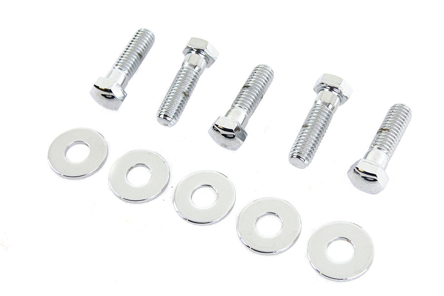 HARLEY Rear Sprocket Bolt and Washer Kit Hex Type fits 1973-1984 FX, cast wheel 1973-1984 FL, cast wheel 1979-1990 XL, cast wheel 1984-1998 FXST, cas
