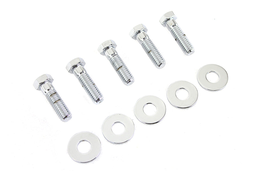 HARLEY Rear Sprocket Bolt and Washer Kit Hex Type fits 1973-1984 FX, cast wheel 1973-1984 FL, cast wheel 1979-1990 XL, cast wheel 1984-1998 FXST, cas