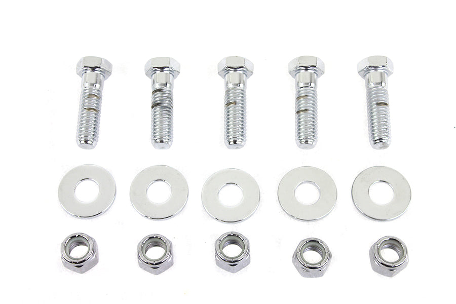 HARLEY Rear Sprocket Bolt Kit Hex Type fits 1973-1984 FX, spoke wheel 1973-1984 FL, spoke wheel 1979-1990 XL, spoke wheel 1984-1998 FXST, spoke wheel