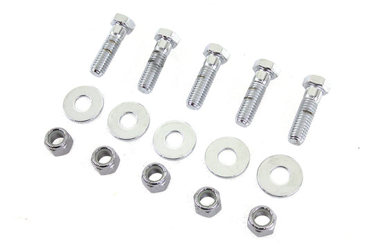HARLEY Rear Sprocket Bolt Kit Hex Type fits 1973-1984 FX, spoke wheel 1973-1984 FL, spoke wheel 1979-1990 XL, spoke wheel 1984-1998 FXST, spoke wheel