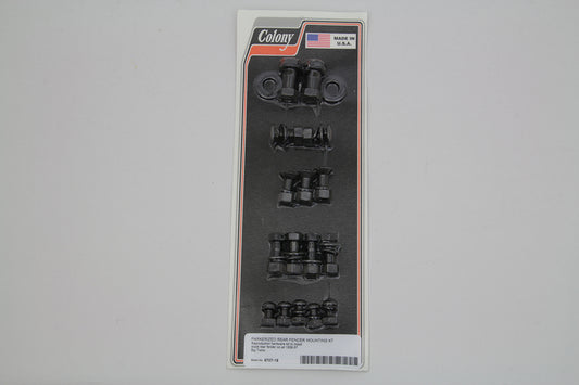 HARLEY Rear Fender Parkerized Mounting Kit fits 1937-1948 UL, 74 and 80"" 1936-1952 EL, 61"
9707-18"