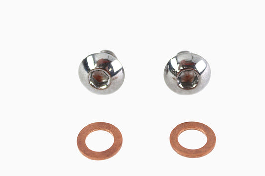 HARLEY 41mm Fork Slider Drain Screw Fits 1976-1984 FL, 1979-UP FLT, 1984-2005 FXST, 1986-2005