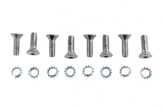 HARLEY Tappet Block Screw Kit Chrome Fits 0- Special, application for using pre 1976 tappet blocks