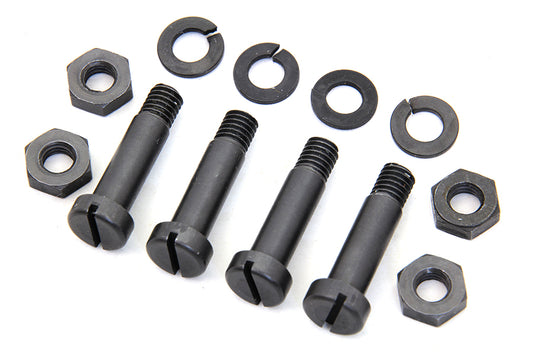 HARLEY Footboard Parkerized Hinge Bolt Kit Fits 1914-1921 J, 1936-1940 EL, 1929-1940 WL, 1936-