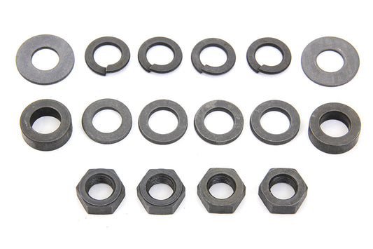 HARLEY Footboard Stud Mount Kit Parkerized Fits 1936-1940 EL, 1941-1964 FL, 1936-1940 UL,