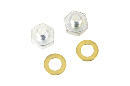 HARLEY Cadmium Fork Slider Drain Screws Fits 1952-1956 K, 1957-1972 XL, 1971-1972 FX,