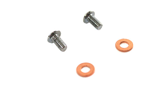 HARLEY Fork Slider Drain Screws Fits 1973-UP XL, 1973-1984 FX, 1982-1986 FXR, 1982-1986 FXR,
