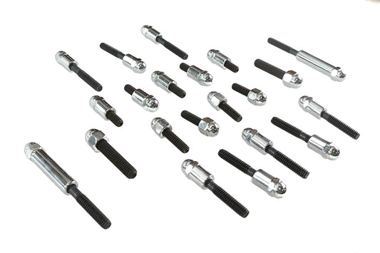 HARLEY Primary Cover Mount Kit Acorn Chrome Fits 1999-2006 FLT, TC-88