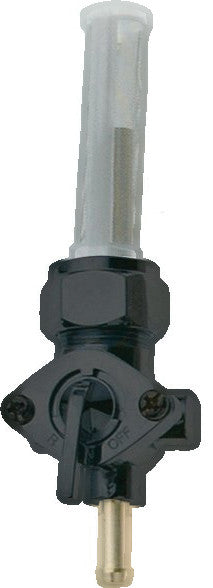 HARLEY HARDDRIVE PETCOCK 13/16" BUNG DOWN SPIGOT BLACK 11400