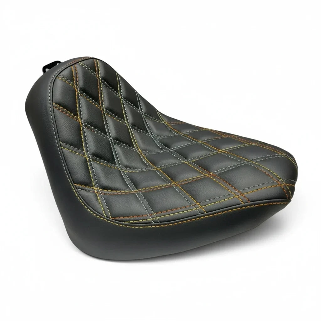 Champ Customs Double Diamond GEL Seat for Yamaha V Star 650 | Premium Comfort & Style