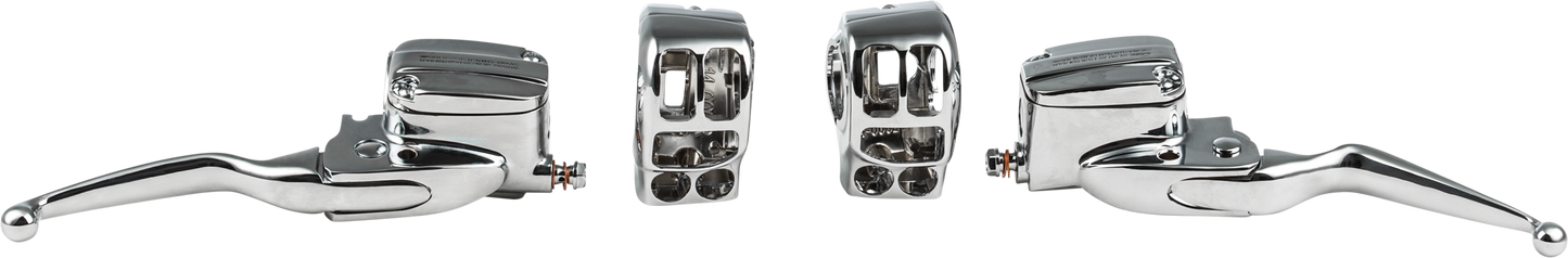 HARLEY HARDDRIVE HANDLEBAR CONTROL KIT CHR HYD CLUTCH `14-16 FLH 53980