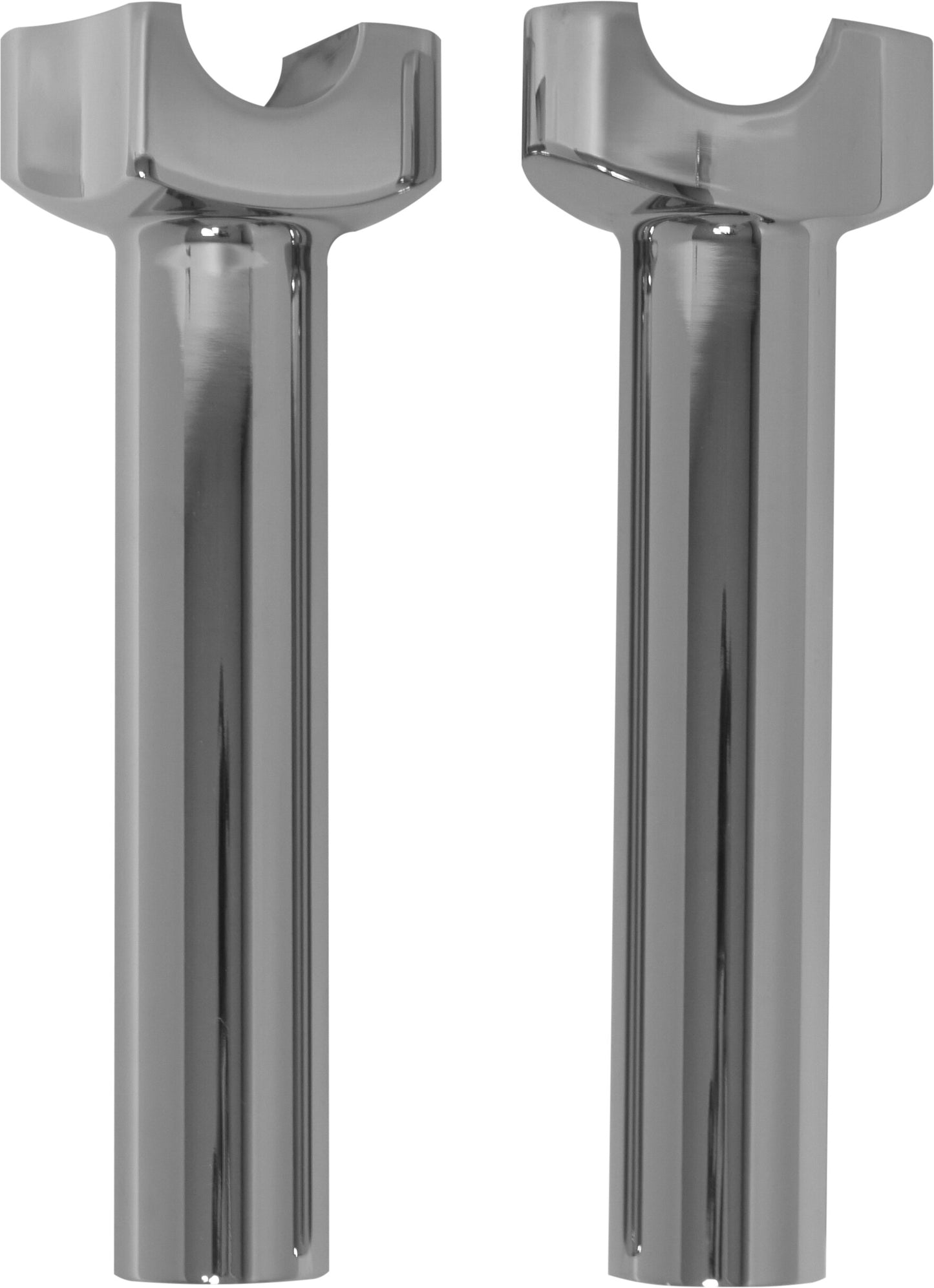 HARLEY HARDDRIVE H-BAR RISERS 6.5" STRAIGHT CHROME 04-514