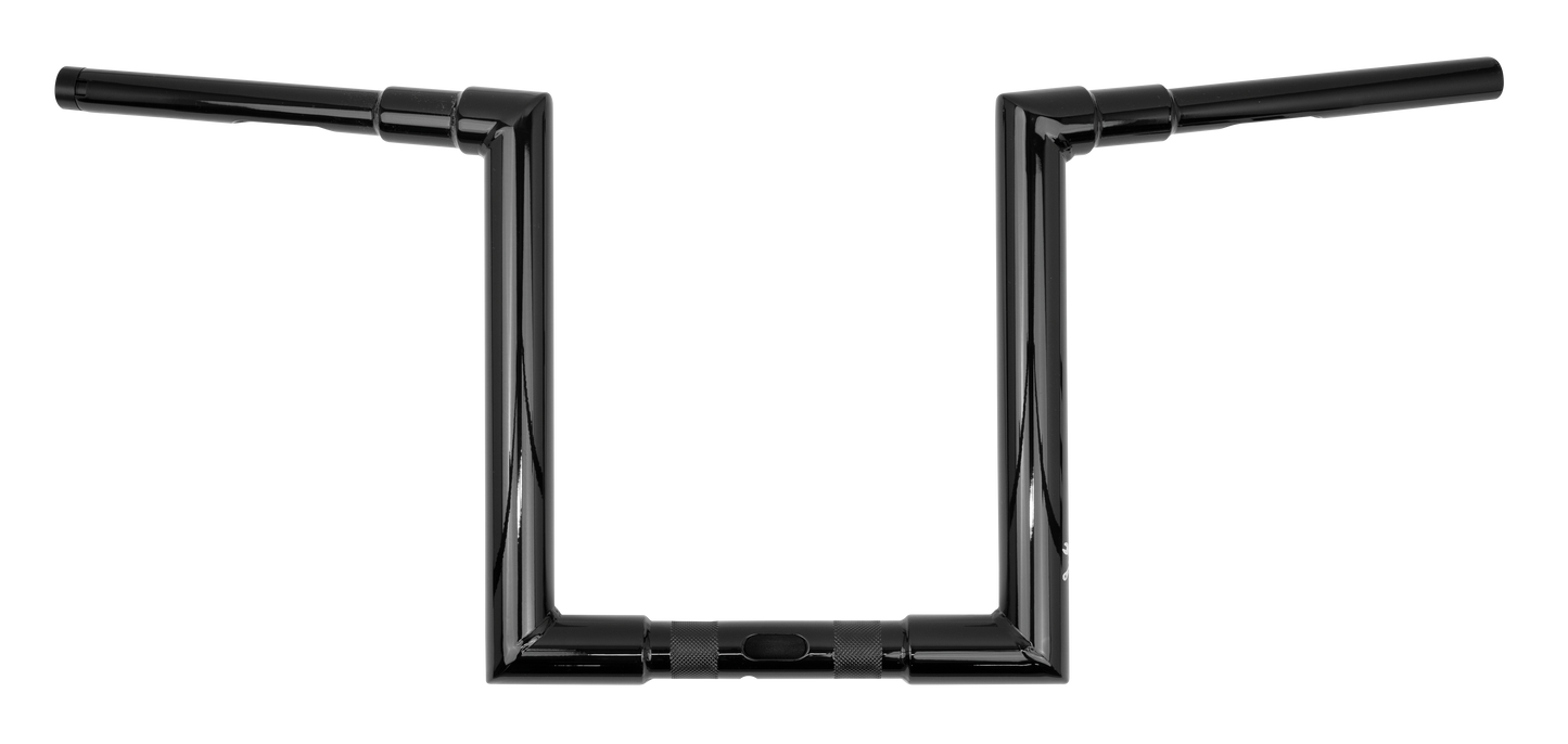 HARLEY BURLY BRAND JASON 12" BAR 1.25" TBW BLACK B12-6090B
