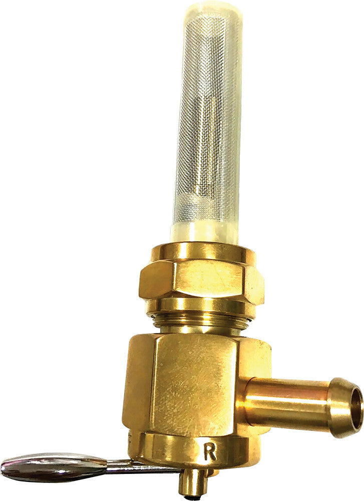 HARLEY HARDDRIVE BRASS PETCOCK ROUND 22MM LEFT SIDE POSITION 22680