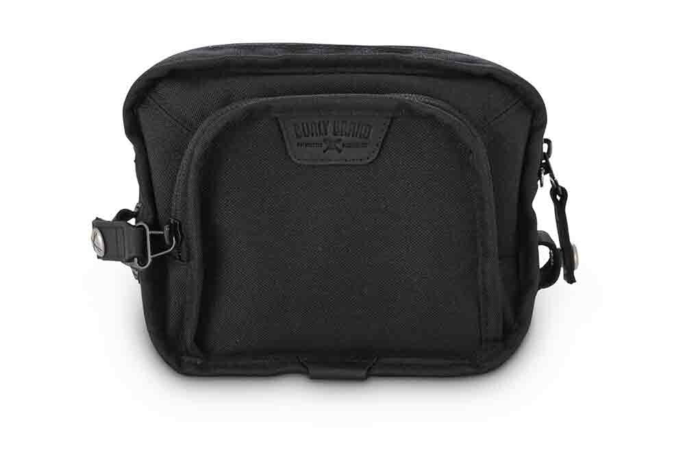HARLEY BURLY BRAND H-BAR BAG BLACK B15-1012B